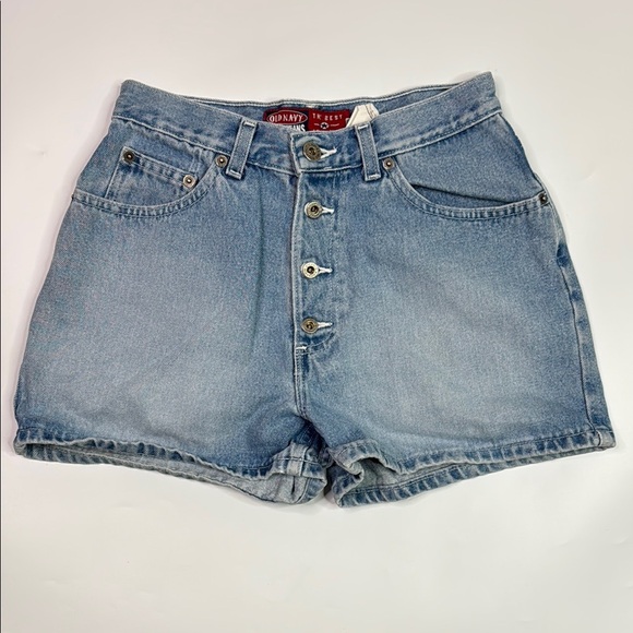 Vintage Old Navy Button Fly Shorts Size 6 - Picture 1 of 7